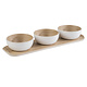 M & T  Serving set melamine 4 pcs