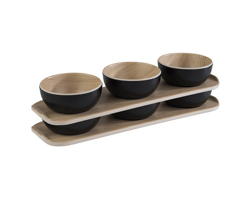 M&T Serving set melamine 4 pcs