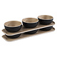 M & T  Serving set melamine 4 pcs