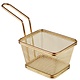 M&T Frying & serving basket gold color rectangular shape