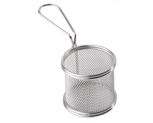 M & T  Frying & serving basket round shape