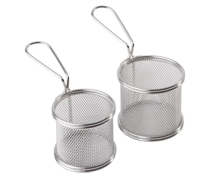 M&T Frying & serving basket round shape