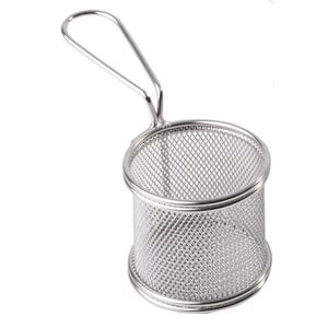 M & T  Frying & serving basket round shape