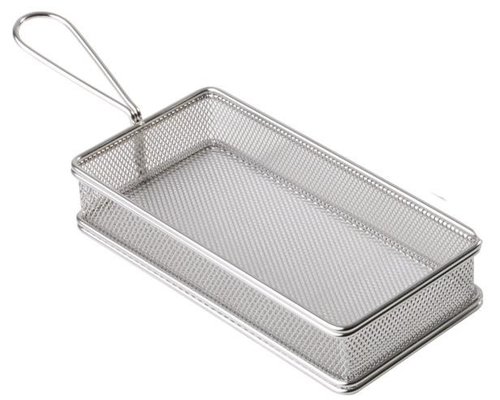 M & T  Frying & serving basket rectangular shape