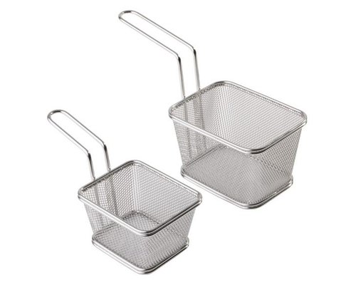 M & T  Frying & serving basket rectangular shape