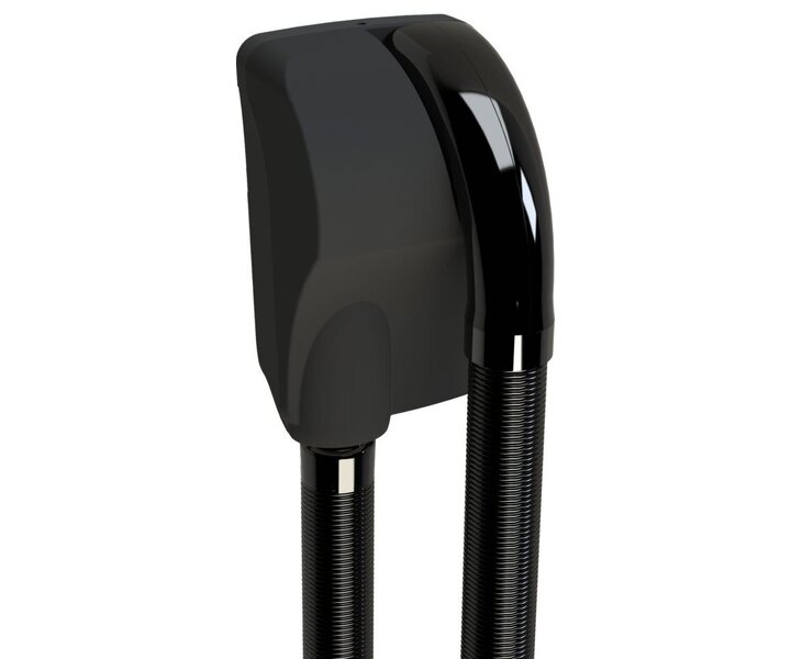 JVD Hairdryer 1000 W black with shaver socket