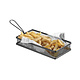 M & T  Frying & serving basket black rectangular shape