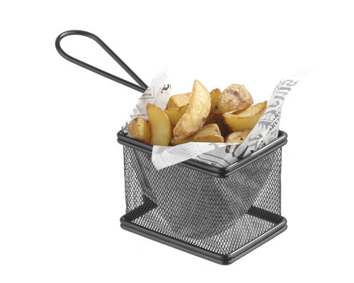 M & T  Friet- snackmandje rechthoekig model