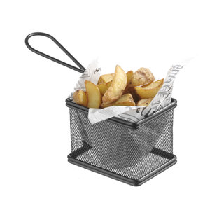 M & T  Frying & serving basket rectangular shape