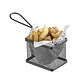 M & T  Frying & serving basket rectangular shape