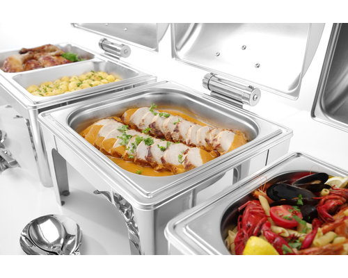 M & T  Chafing dish GN 1/1 finition poli miroir