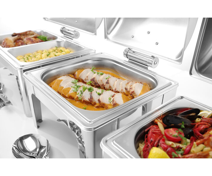 M&T Chafing dish GN 2/3 hoogglanzend rvs