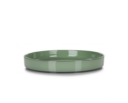 REVOL  Bord / bowl met hoge rand 23 cm x 3,3 cm Caractère Gourmande Mint