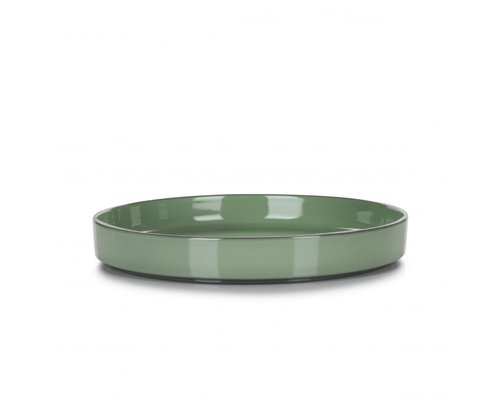 REVOL  Plate / bowl with high rim 23 x 3,3 cm Caractère Gourmande Mint