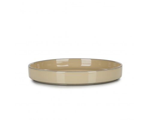 REVOL  Plate / bowl with high rim 23 x 3,3 cm Caractère Gourmande nutmeg