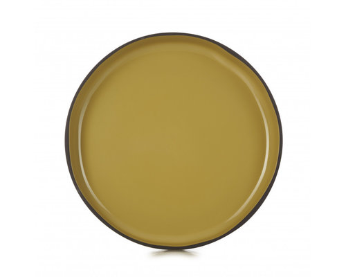 REVOL  Assiette / bol avec bord haut  23 x 3,3 cm Caractère  Gourmande Curcuma