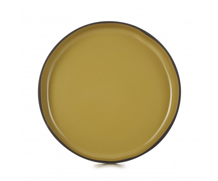 REVOL  Bord / bowl met hoge rand 23 cm x 3,3 cm Caractère Gourmande Curcuma