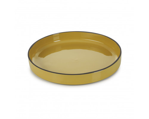 REVOL  Bord / bowl met hoge rand 23 cm x 3,3 cm Caractère Gourmande Curcuma