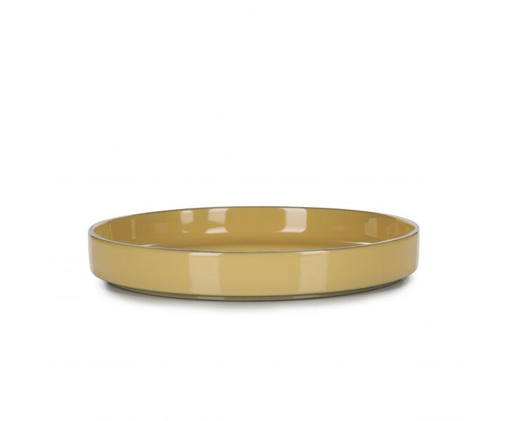 REVOL  Bord / bowl met hoge rand 23 cm x 3,3 cm Caractère Gourmande Curcuma