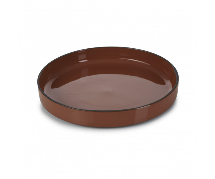 REVOL  Bord / bowl met hoge rand 23 cm x 3,3 cm Caractère Gourmande Cinnamon