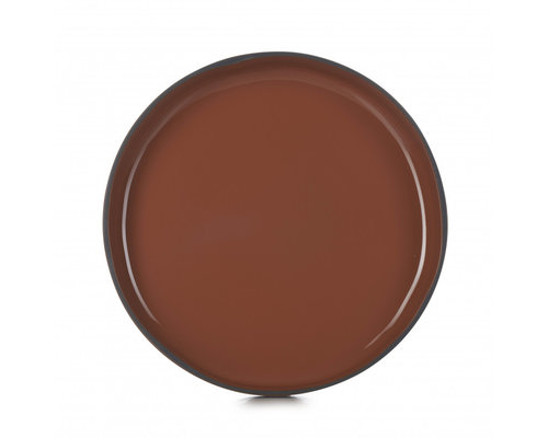 REVOL  Assiette / bol avec bord haut  23 x 3,3 cm Caractère  Gourmande Cannelle