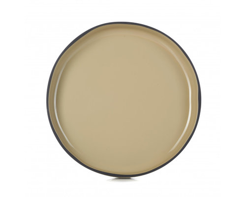 REVOL  Bord / bowl met hoge rand 23 cm x 3,3 cm Caractère Gourmande muscade