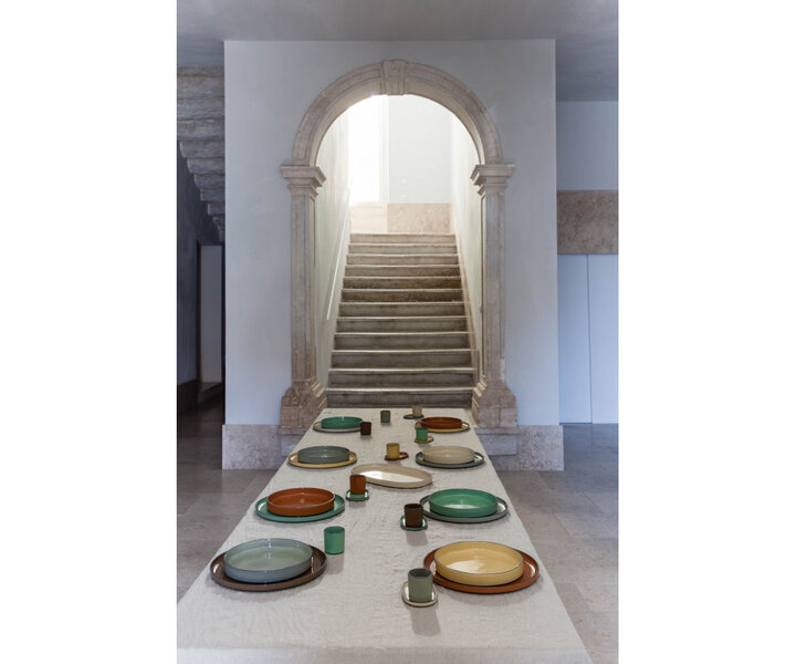 REVOL  Bord / bowl met hoge rand 23 cm x 3,3 cm Caractère Gourmande muscade