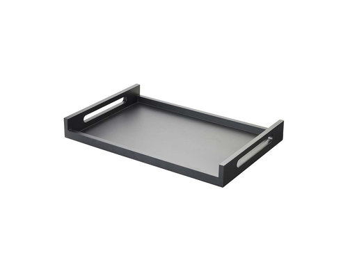 REVOL  Serving tray 60 x 40 cm Inspired black lacquered wood