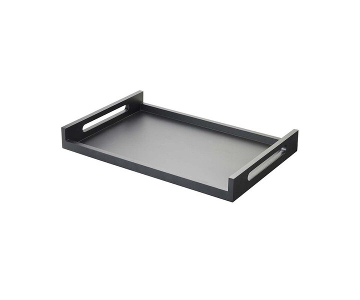 REVOL  Serving tray 60 x 40 cm Inspired black lacquered wood