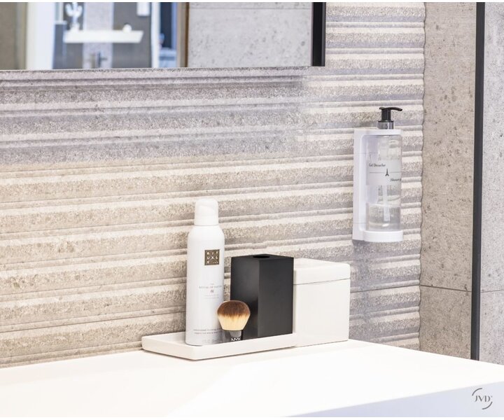 JVD Soap / Shampoo /  hand gel dispenser 30 cl  with pumpsystem white