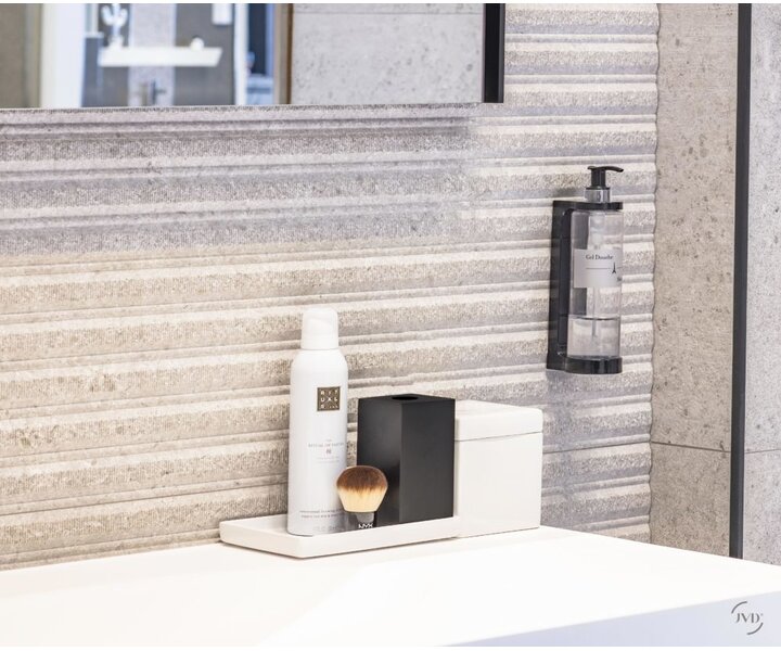 JVD Soap / gel / shampoo dispenser  30 cl  with pump system black