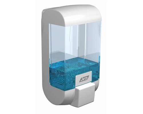 JVD Distributeur de savon gel hydroalcoolique 800 ml avec bouton poussoir