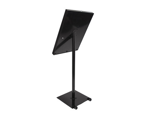 M & T  Menu stand op voet 4 x Din A4 met LED verlichting