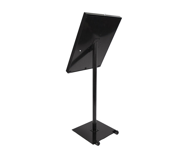 M&T Menu stand footed 4 x Din A4 with LED lightning