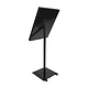M & T  Menu stand footed 4 x Din A4 with LED lightning