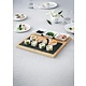 M&T Planche ardoise & bambou avec 3 pots céramique pour sauce
