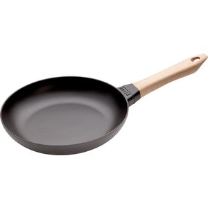 STAUB Frying pan 28 cm with wooden handle