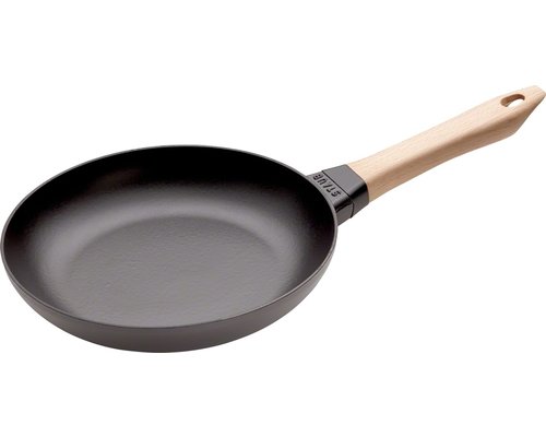 STAUB Frying pan 28 cm with wooden handle