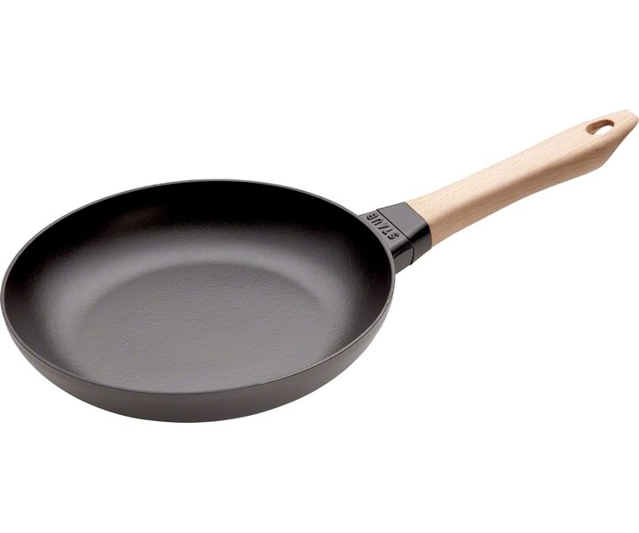 STAUB Frying pan 28 cm with wooden handle