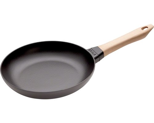 STAUB Frying pan 24 cm with wooden handle