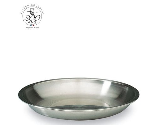 M & T  Seafood tray 40 cm  x  5 cm  stainless steel