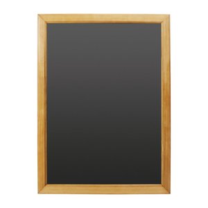 M & T  Chalkboard melamine surface with pine wood frame  60 x 80 cm
