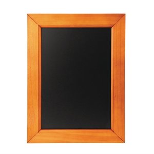 M & T  Panneau ardoise mélamine avec cadre en bois 30 x 40 cm