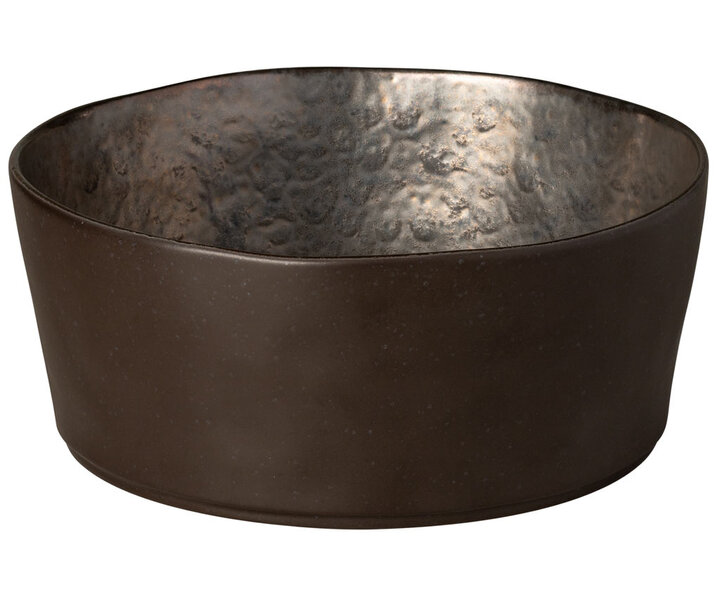 COSTA NOVA  Saladier - légumier- bol à frites 24 cm  Lagoa Metal Black