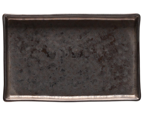COSTA NOVA  Rectangular tray 19 x 12,5 cm  Lagoa Metal Black