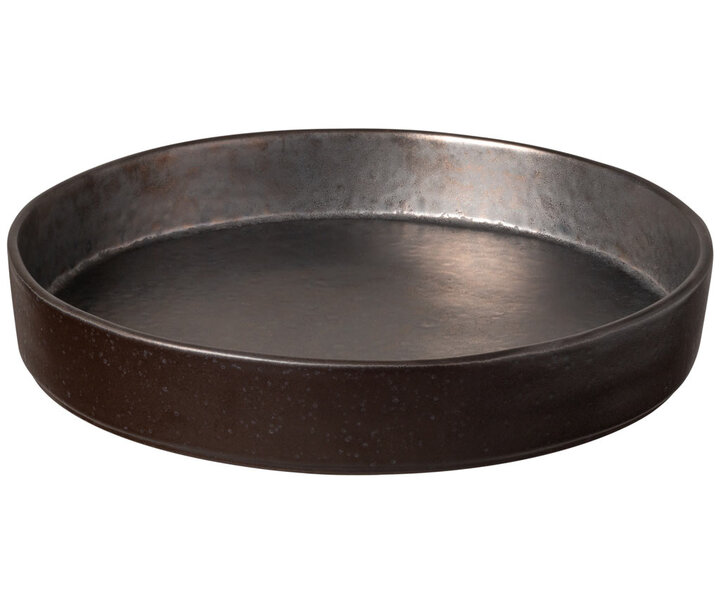 COSTA NOVA  Pasta plate 24 cm  Lagoa Metal Black