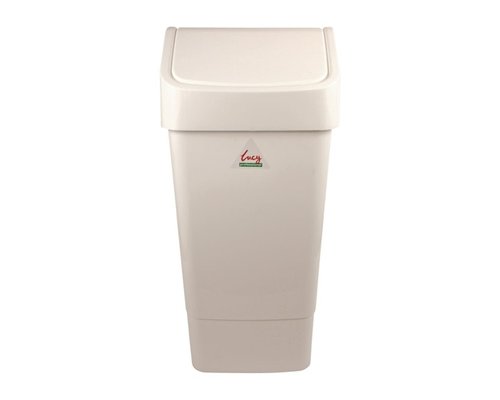 SYR  Swing bin 50 liter white polypropylene