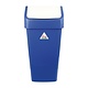 SYR  Swing bin 50 liter white /blue polypropylene