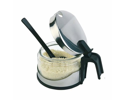 M&T Cheese dish / server with ABS spoon