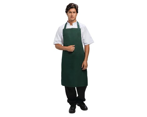 WHITES CHEFS CLOTHING  Tablier polyester / coton  couleur verte